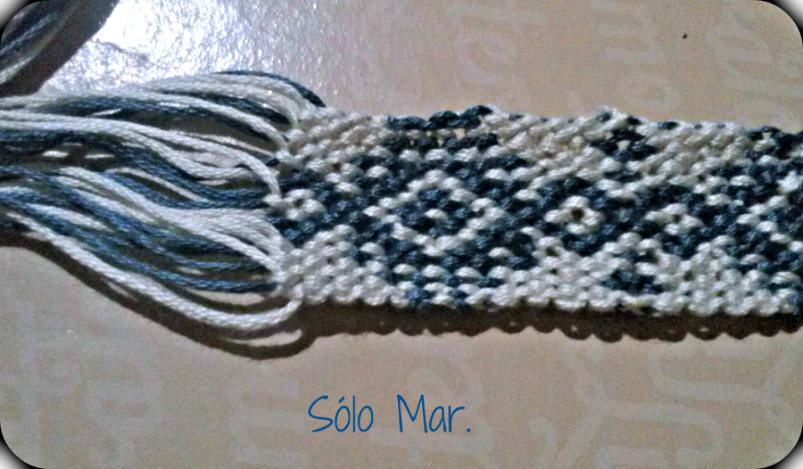 Manguette de nudos con hilos DMC "pour moi " | Manualidades