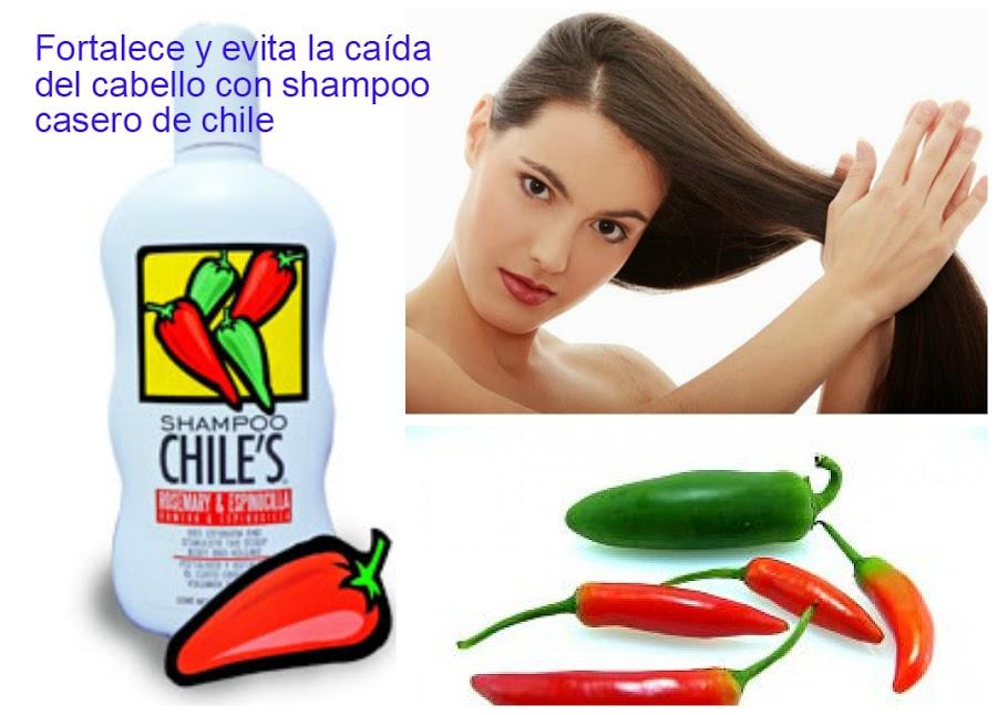 Champú de chile casero para evitar la caída del cabello y fortalecerlo