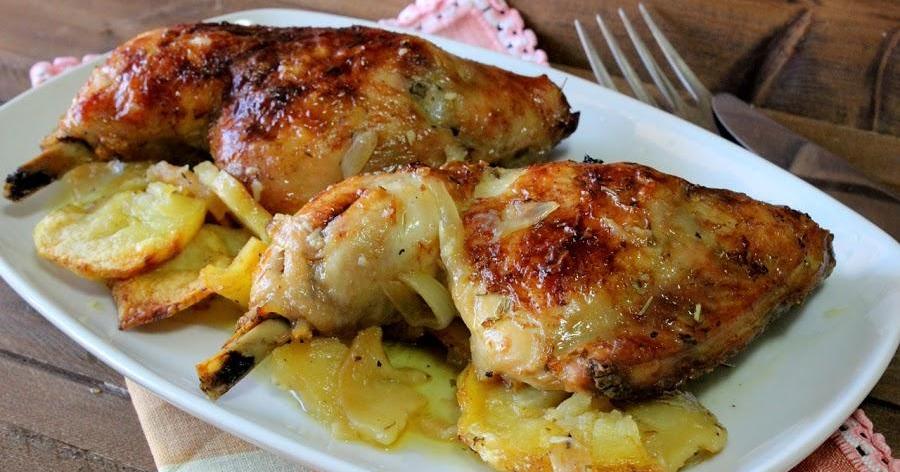 Pollo Asado Con Hierbas Provenzales Y Patatas | Cocina