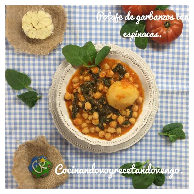 POTAJE DE GARBANZOS CON ESPINACAS (OLLA GMTRADICIONAL) Cocina