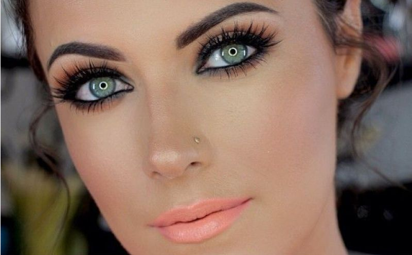 como hacer ojos con maquillaje arabe