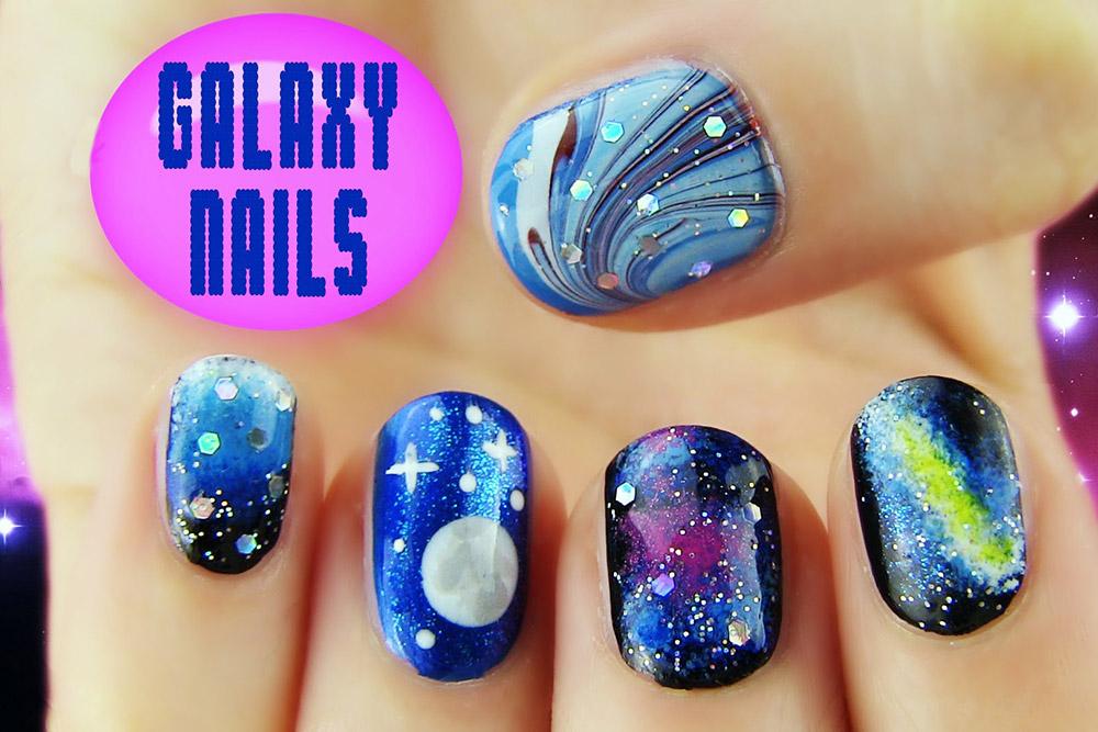 5 Tutoriales de diseños de uñas inspirados en la Galaxia | Belleza