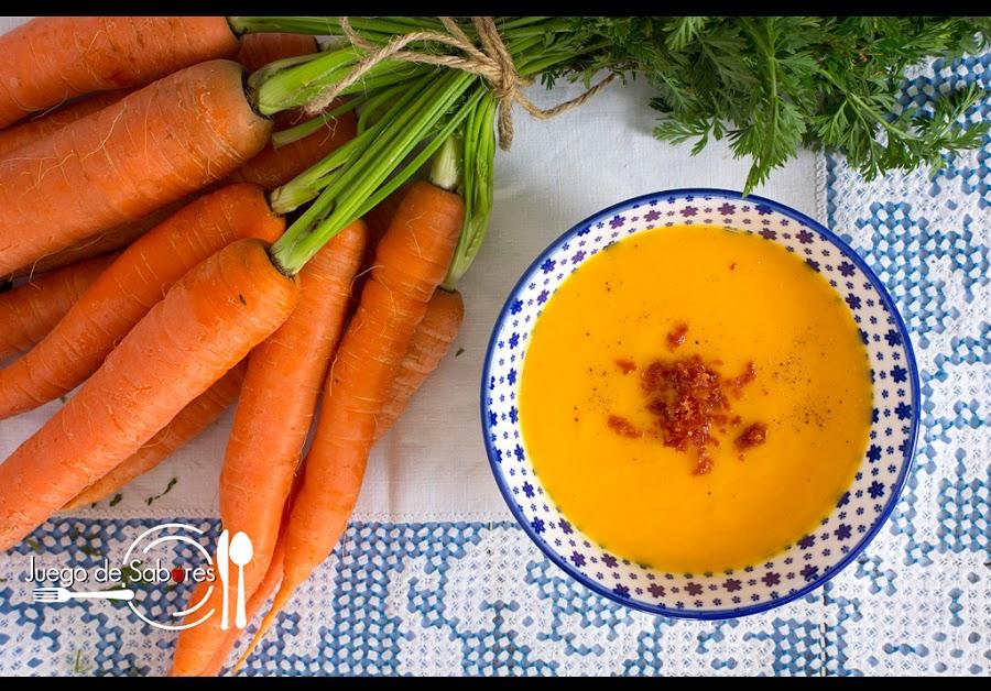 Crema de zanahorias y leche de coco Cocina