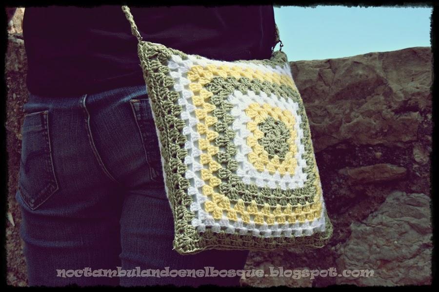 Bolso granny square a crochet | Manualidades