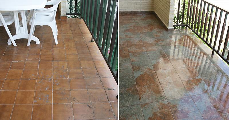 Antes y después de nuestra terraza: Cómo embaldosar un suelo exterior