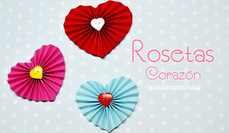 Rosetas de papel: tutorial paso a paso | Manualidades