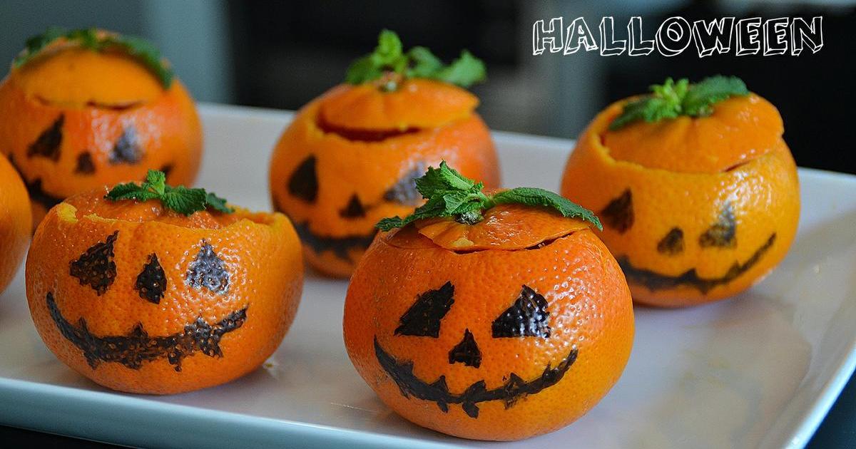 Dulces para Halloween: mini calabazas rellenas de pudin de chocolate |  Cocina