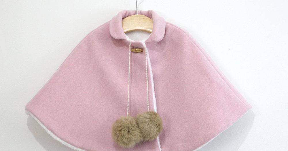DIY gratis abrigo tipo capa para niña | Manualidades