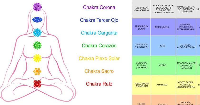 Los 7 chakras del cuerpo humano | Entretenimiento