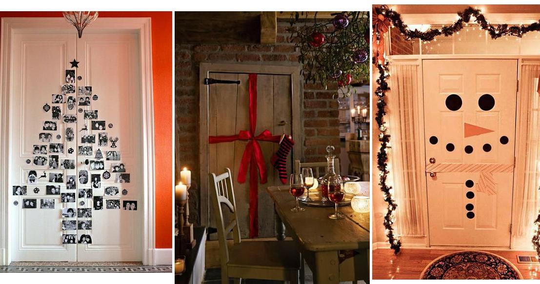 17 ideas para decorar la puerta de tu casa en Navidad | Decoración