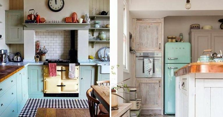 20 ideas para la decoración de cocinas vintage | Decoración