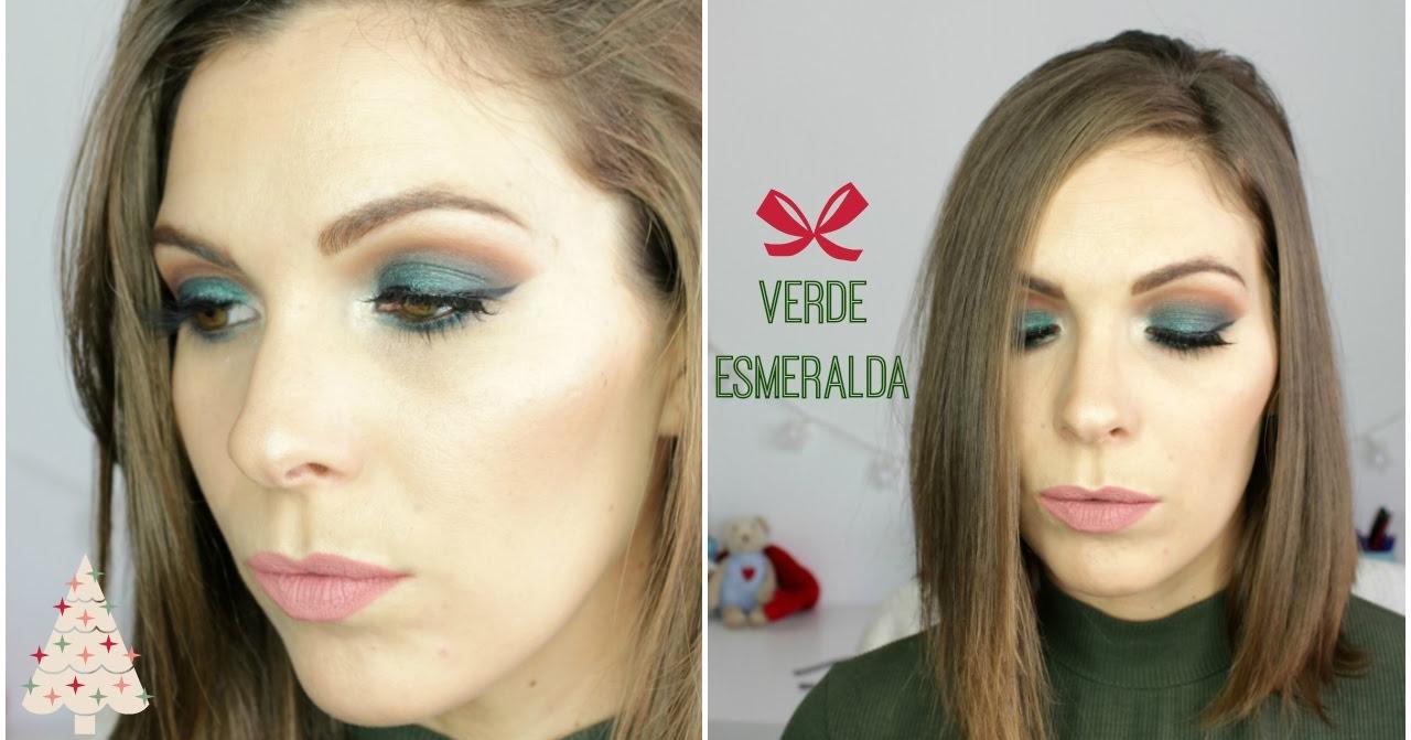 Maquillaje verde esmeralda | Perfecto para Navidad | Belleza
