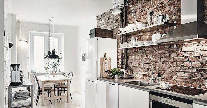 papel pintado ladrillo blanco | facilisimo.com