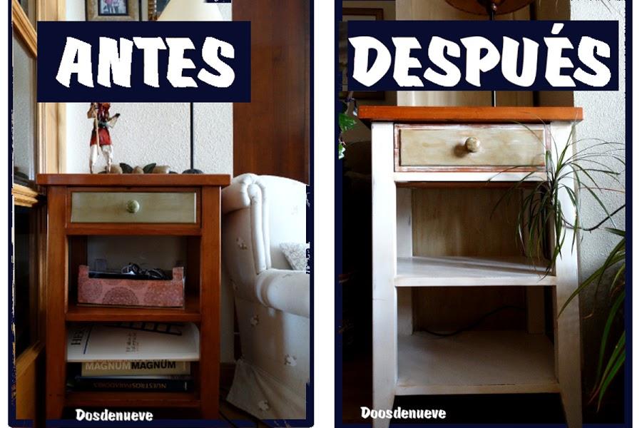 Pintar una mesilla con pintura a la tiza Bricolaje Pintar una mesilla con pintura a la tiza Bricolaje