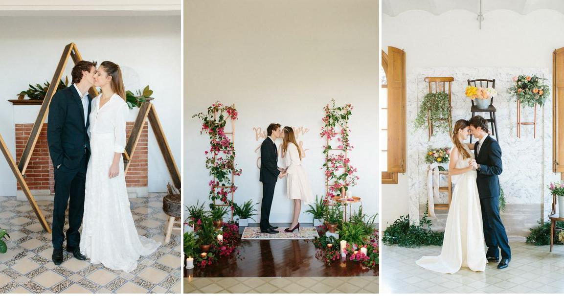 3 fondos para decorar la ceremonia de boda