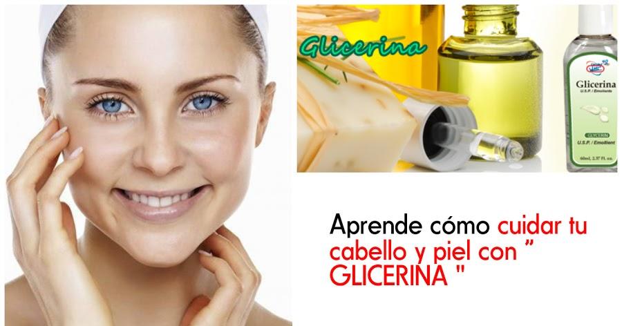 COMO USAR LA GLICERINA EN LA CARA Y EL CABELLO  Usos y Beneficios de la  GLICERINA ✓ 