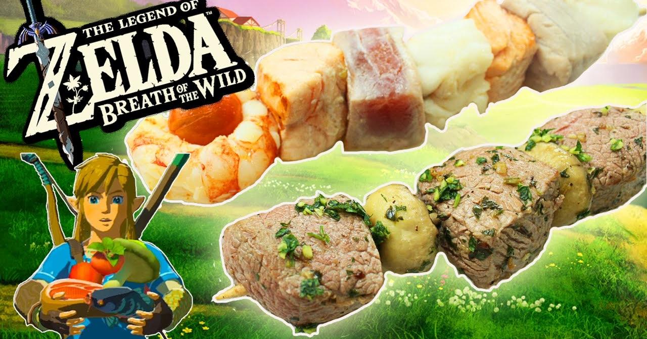 Brochetas de Legend of Zelda Breath of the Wild | Cocina
