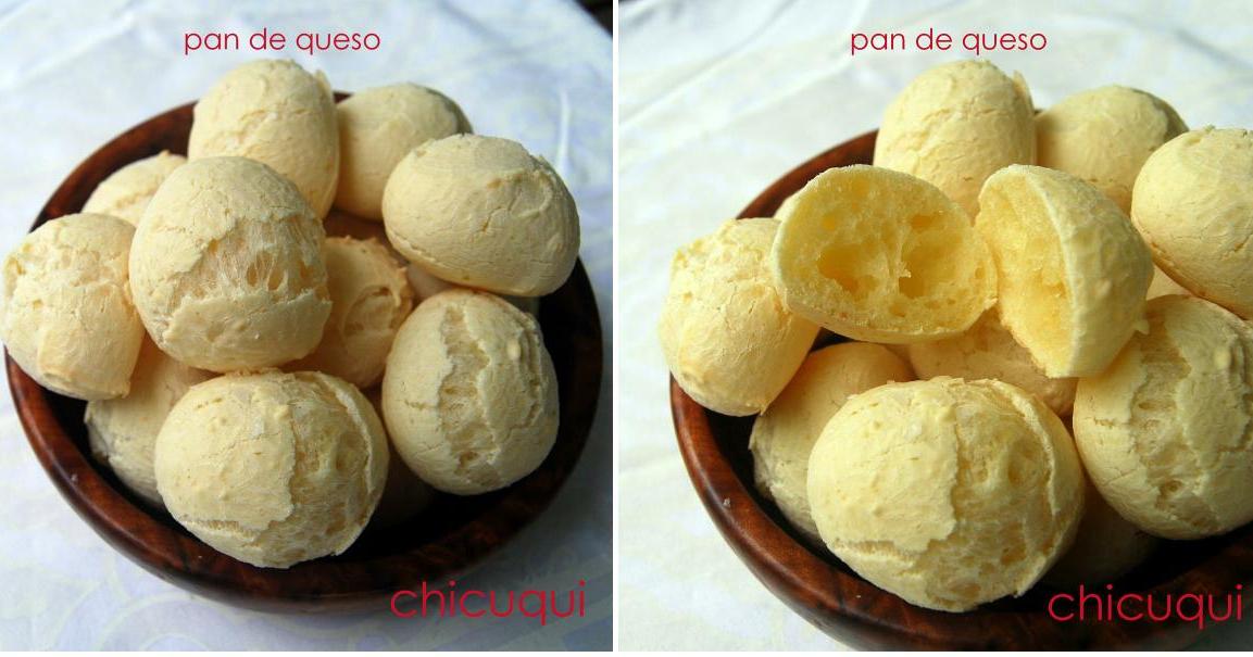 Receta de Pan de queso o Pao de Queijo Cocina