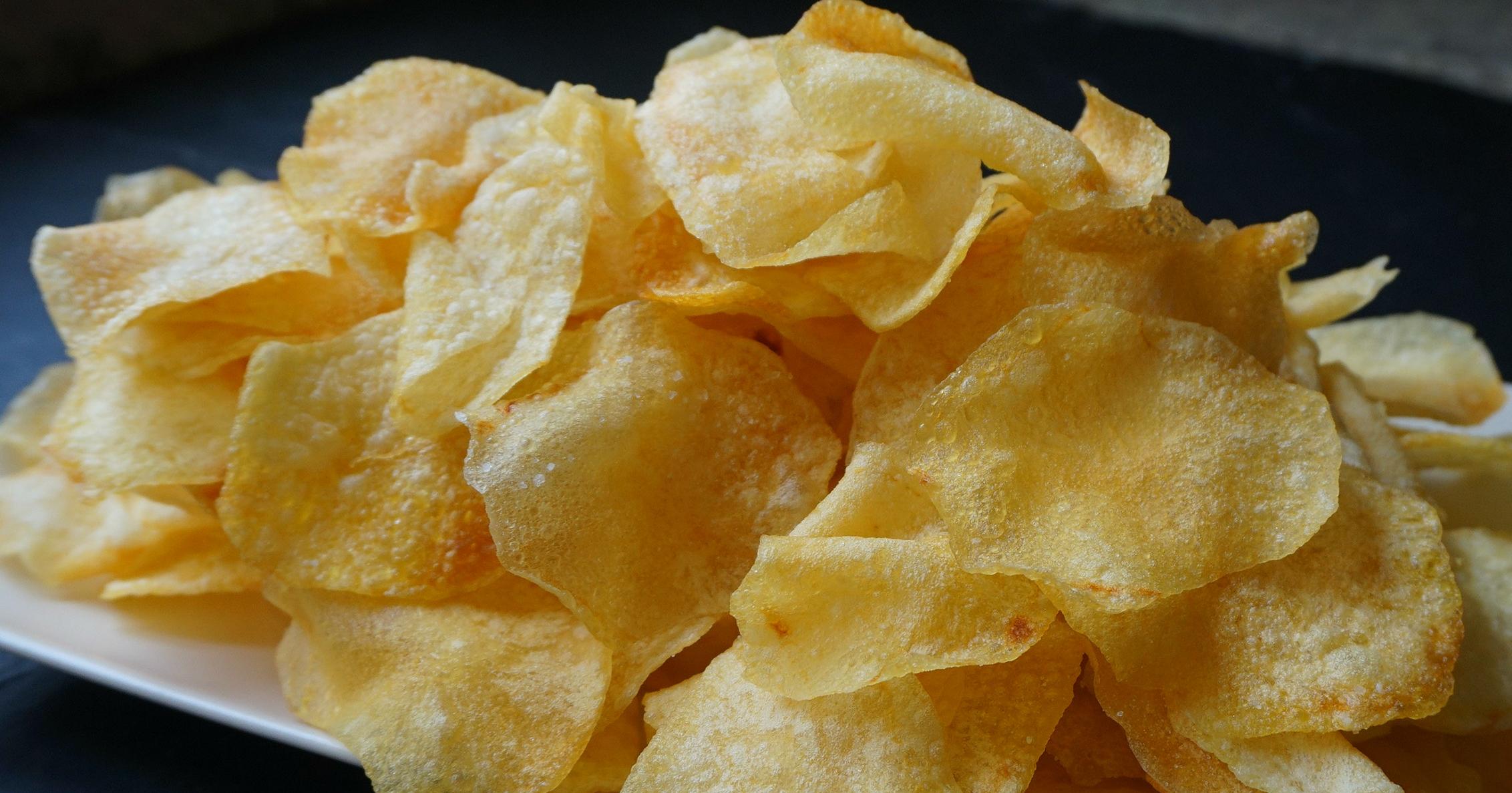 Como hacer patatas chips