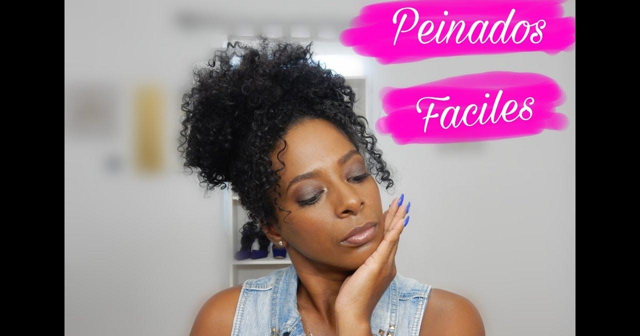 Peinados fáciles y rápidos para cabello rizado Belleza