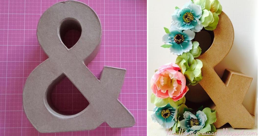 Letras para bodas con flores, ¡ideas sencillas!