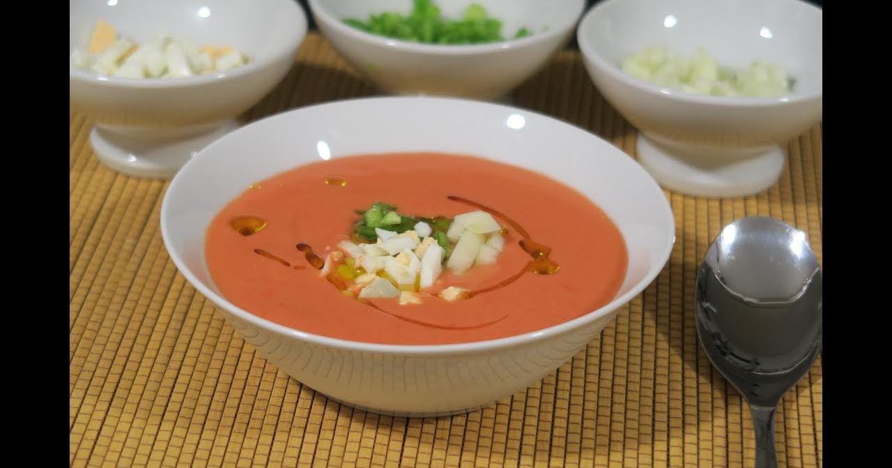 Gazpacho andaluz receta tradicional: consejos para que aprendas hacer