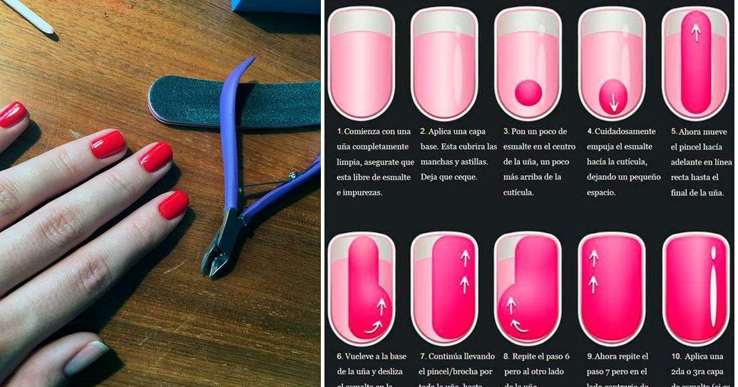 Cómo Pintarse Las Uñas Belleza 