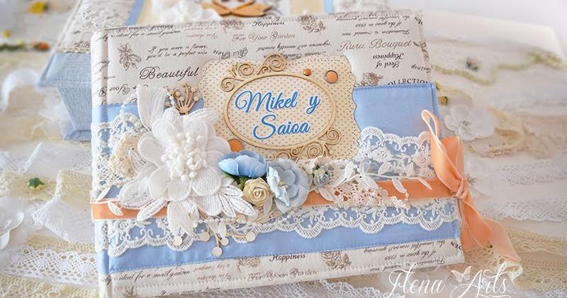 Libro de firmas de boda con un toque vintage