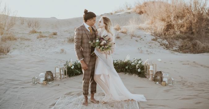 Una boda en medio del campo