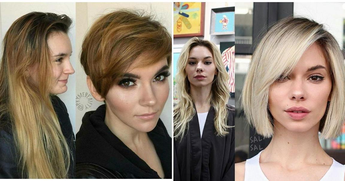 10 mujeres antes y después de cortarse el cabello Belleza