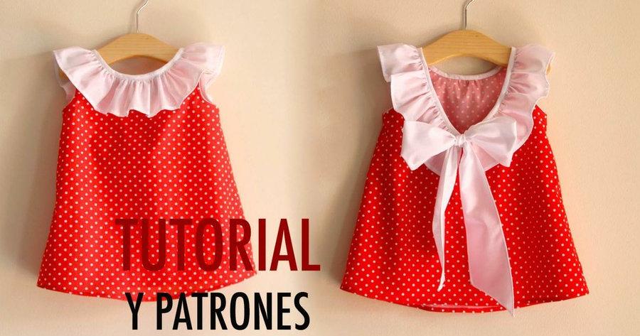 castillo Recordar desconocido Aprender a coser: vestido para niñas (patrones gratis tallas 1 a 7 años) |  Manualidades