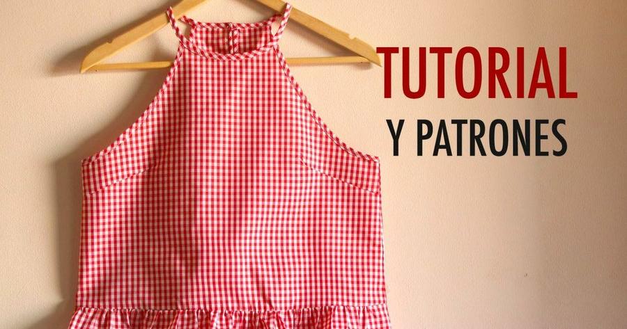 Aprender A Coser Blusa Cogida Al Cuello Mujer Patrones Gratis Manualidades