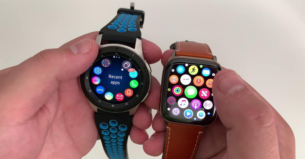 galaxy watch vs iphone watch 4