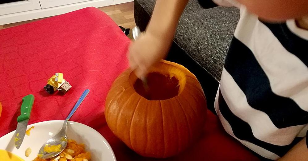 Calabaza decorada para Halloween | Padres