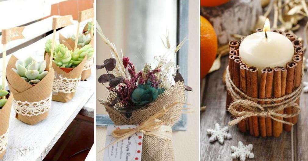 Bodas DIY: 8 regalos para los invitados