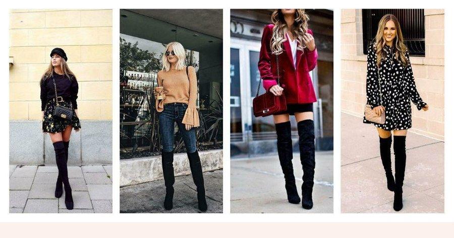 Outfits con botas muy altas | Belleza