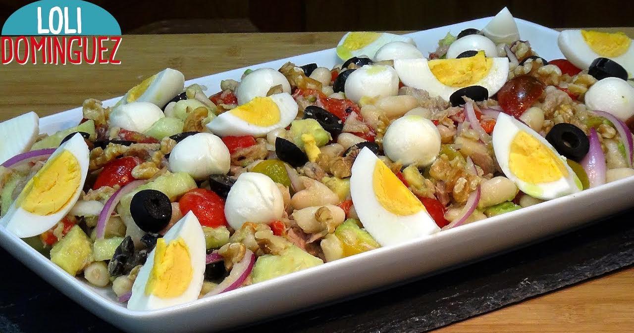 Ensalada fácil de legumbres Hoy de Alubias fácil rápida y muy fresquita Cocina