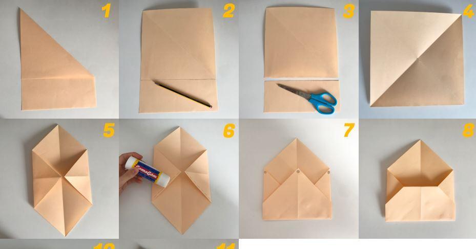 Cómo hacer un sobre de papel