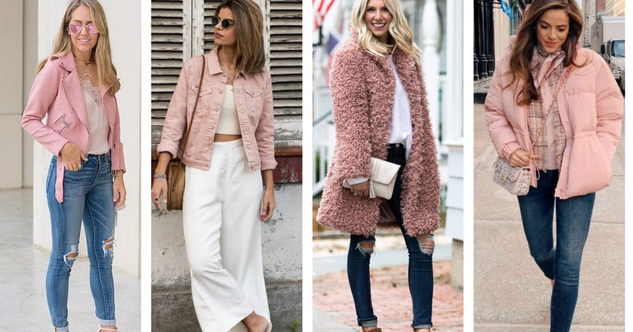 Looks coquetos con chamarras en color rosa | Belleza