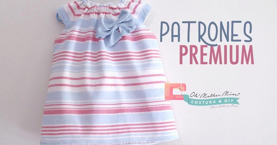 Patrón para vestido peto niña 6-11 años 9304