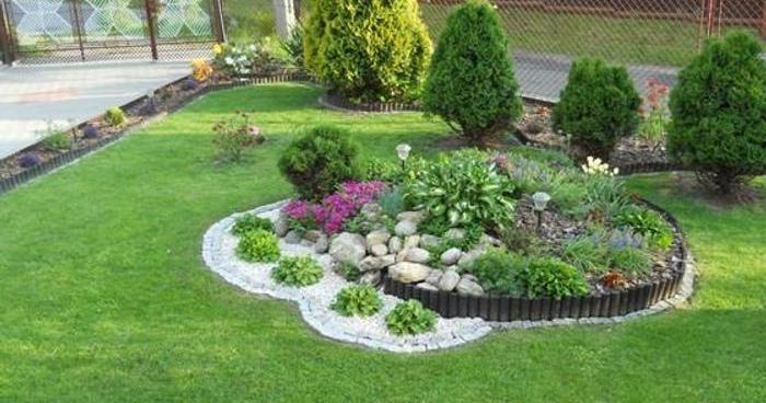 Más ideas fabulosas para decorar tu jardín con piedras de colores