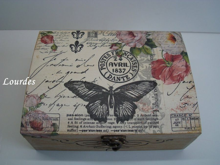 caja mariposa