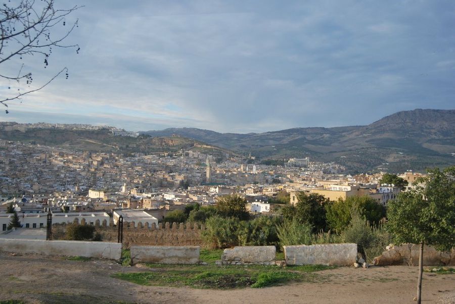 Panoramicas de Fez,Murallas y Barrio Judio