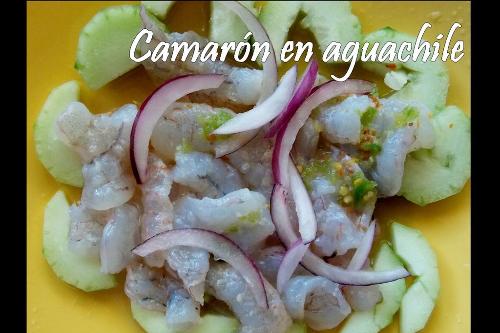Receta Camarón en aguachile | Cocina