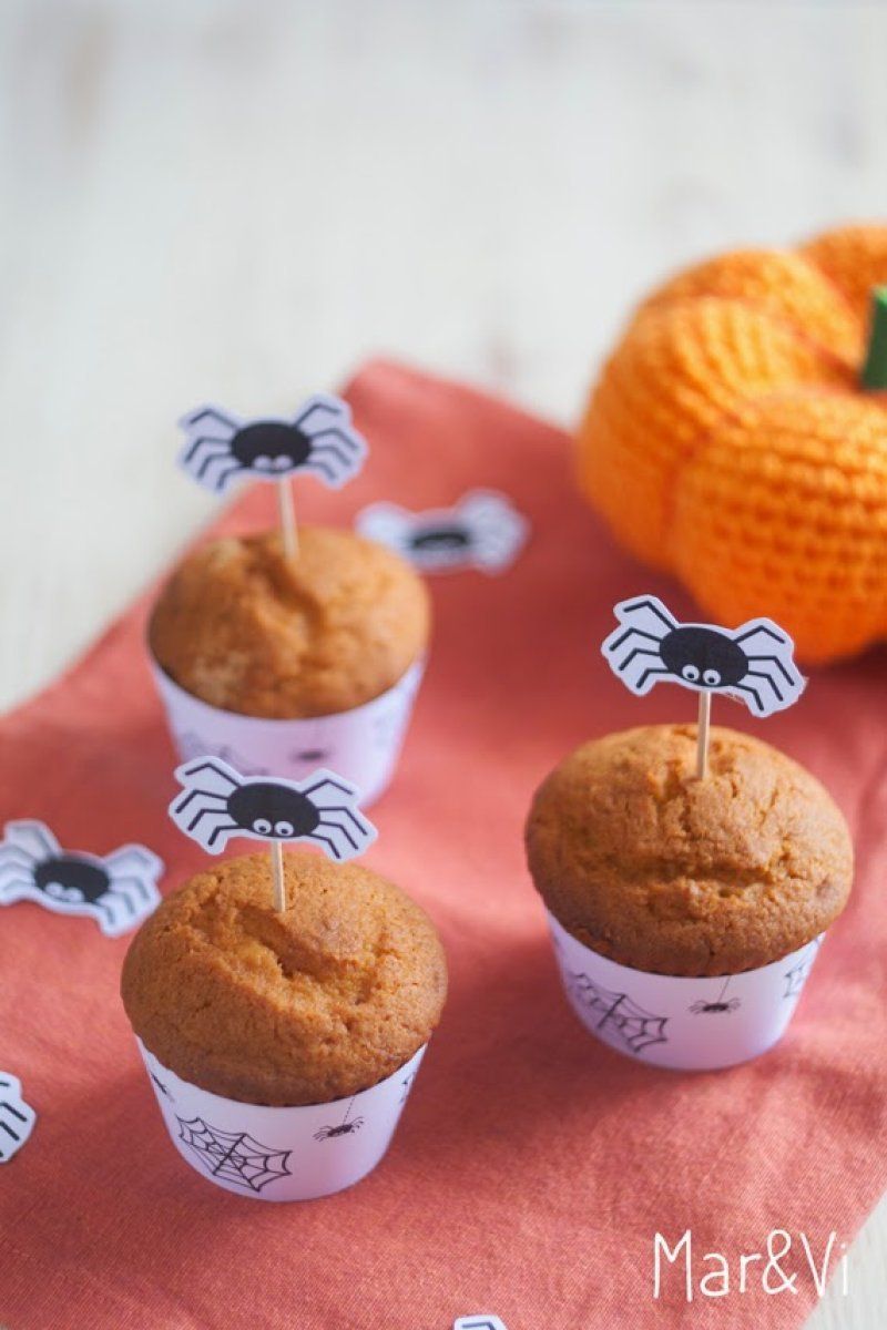  Muffins de calabaza