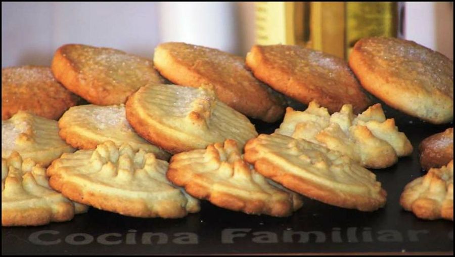 Galletas de mantequilla y coco