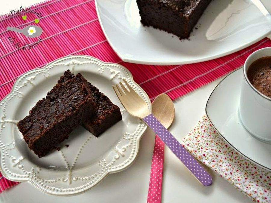  Bizcocho de chocolate sin huevo