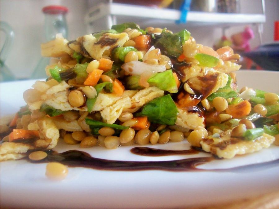  Ensalada de lentejas
