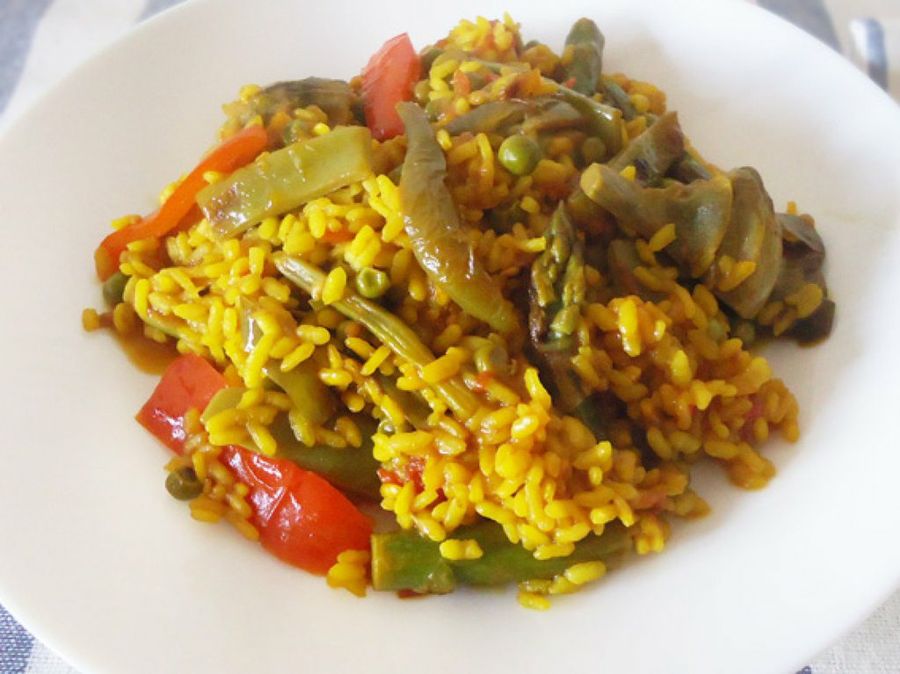 Arroz con verduras