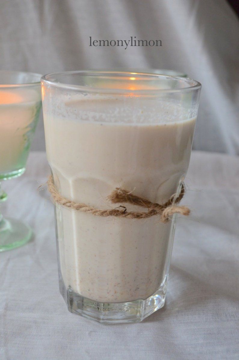 Batido de turrón